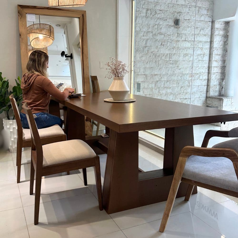 Mesa comedor madera Grandis Moderna Brook - SILVINA C 121 Mesa comedor madera Grandis Moderna Brook - SILVINA C 121