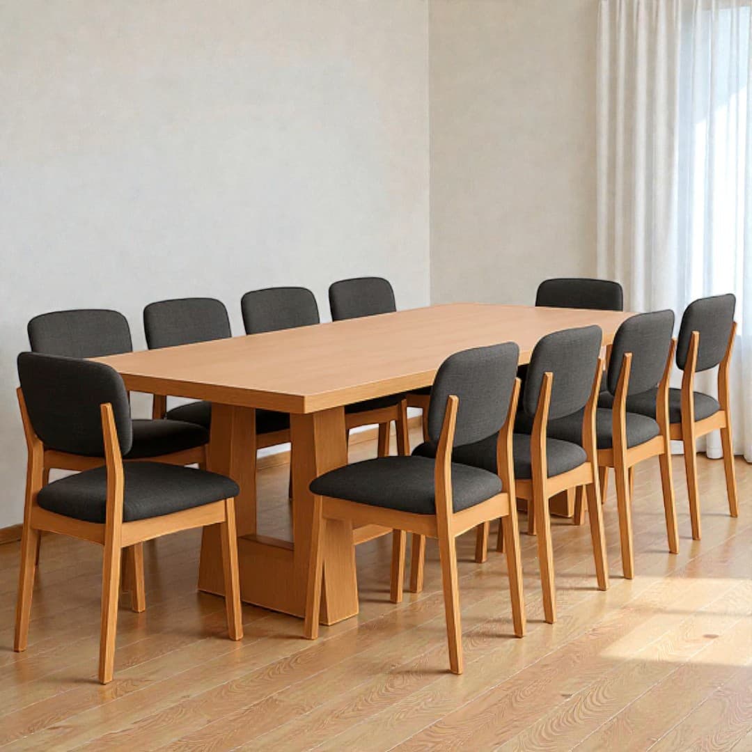 Mesa comedor madera Grandis Moderna Brook - SILVINA C 1211 Mesa comedor madera Grandis Moderna Brook - SILVINA C 1211