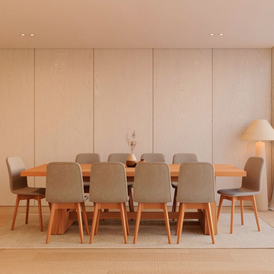 Mesa comedor madera Grandis Moderna Brook - SILVINA C (8) Mesa comedor madera Grandis Moderna Brook - SILVINA C (8)