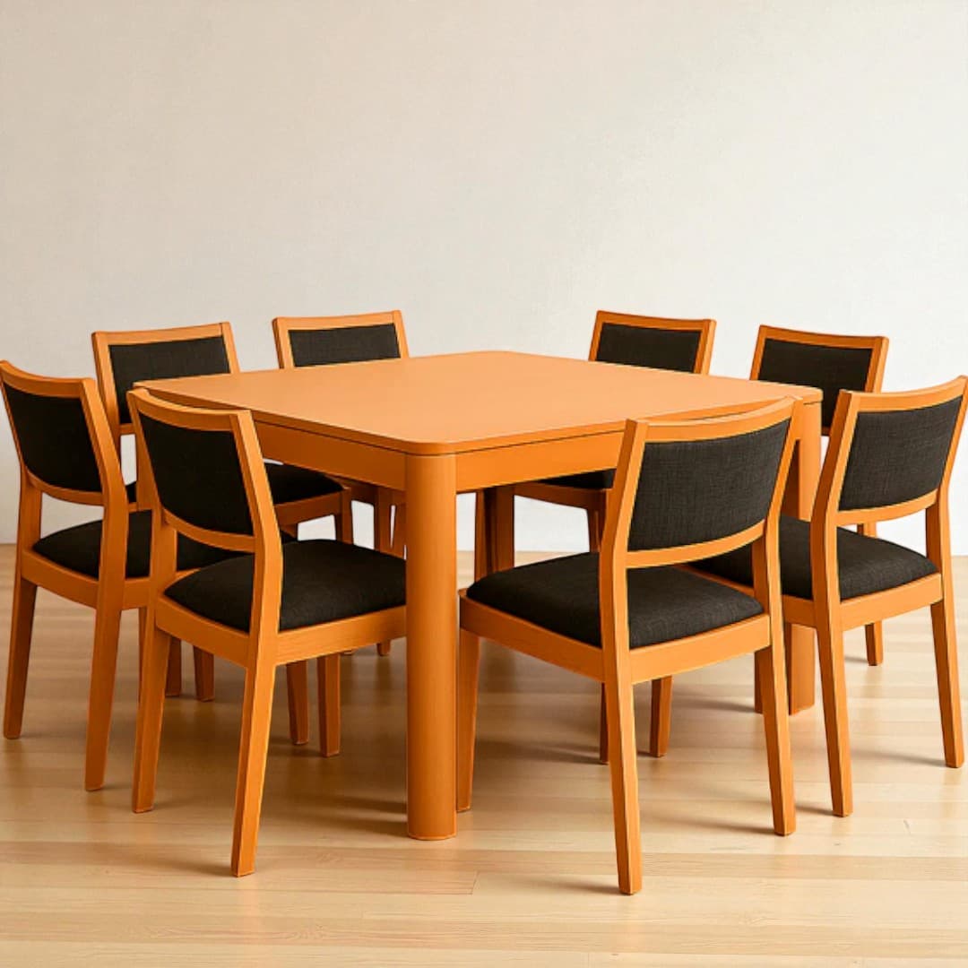 Mesa cuadrada comedor madera Grandis 1,35 Nacar - SILVINA C 133 Mesa cuadrada comedor madera Grandis 1,35 Nacar - SILVINA C 133