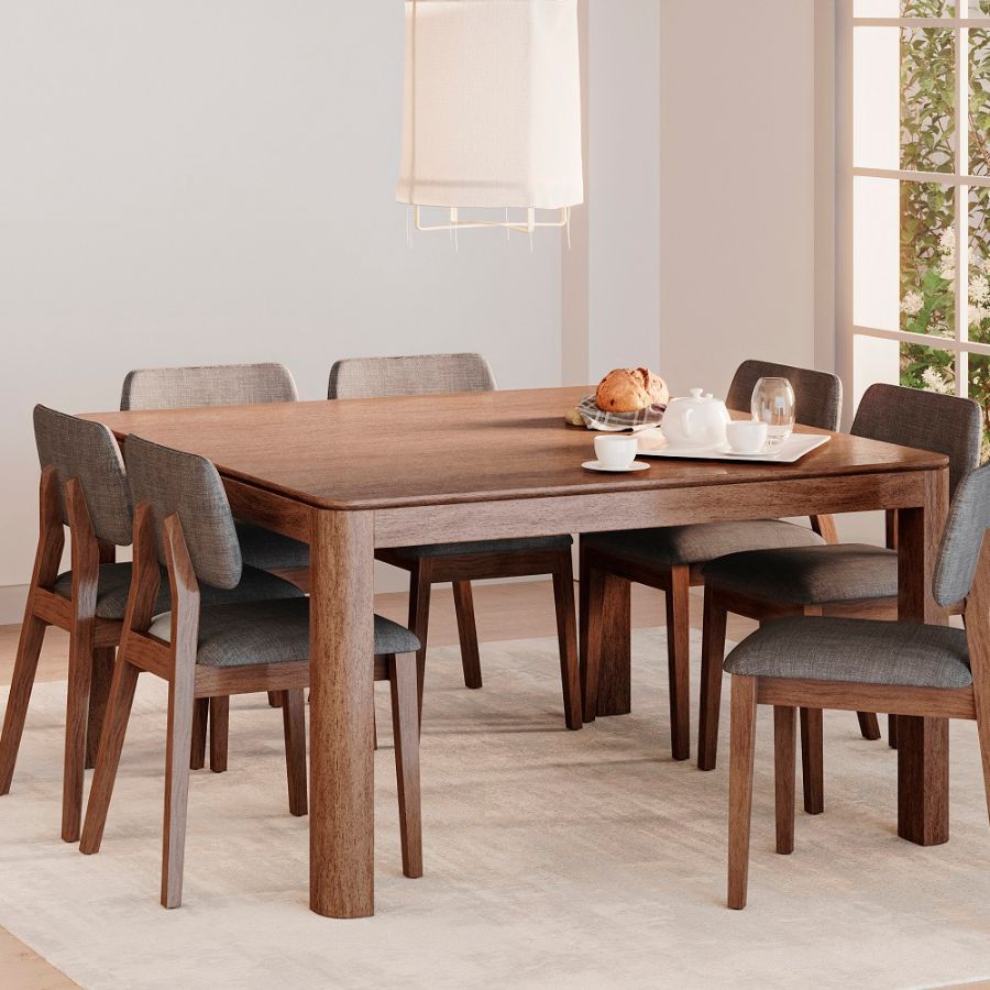 Mesa cuadrada comedor madera Grandis Nacar - SILVINA C (3) Mesa cuadrada comedor madera Grandis Nacar - SILVINA C (3)