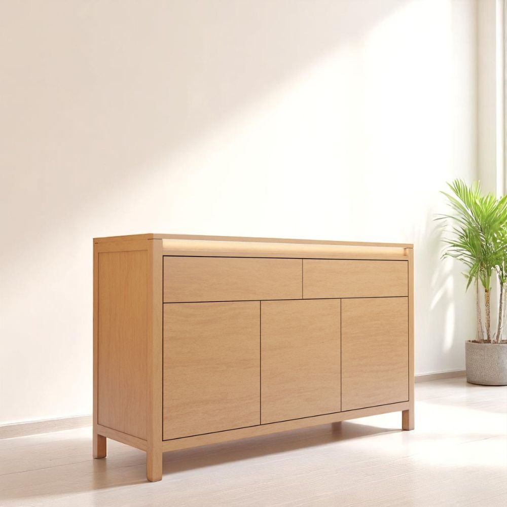 Bahiut vajillero Moderno madera led Grand - SILVINA C (5) Bahiut vajillero Moderno madera led Grand - SILVINA C (5)
