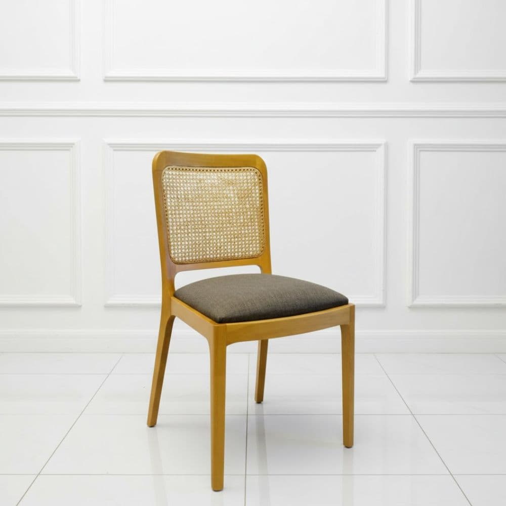 Silla comedor esterilla madera Lulú - SILVINA C 11 Silla comedor esterilla madera Lulú - SILVINA C 11