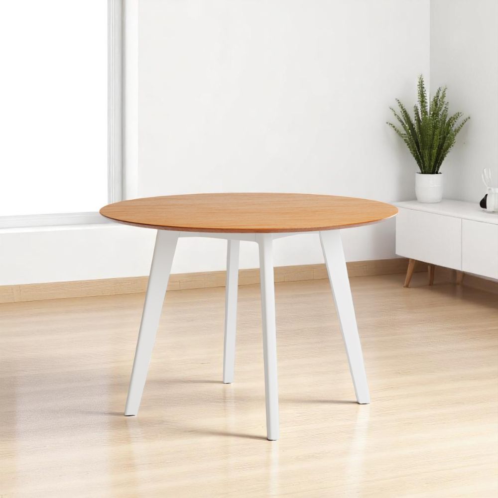 Mesa redonda comedor madera Grandis Maca - SILVINA C 48 Mesa redonda comedor madera Grandis Maca - SILVINA C 48