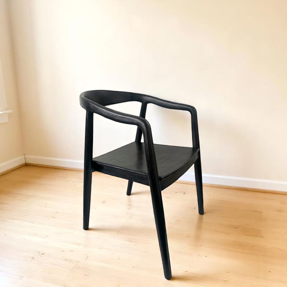 Silla comedor madera Nórdica Bali Black circle - SILVINA C (2) Silla comedor madera Nórdica Bali Black circle - SILVINA C (2)