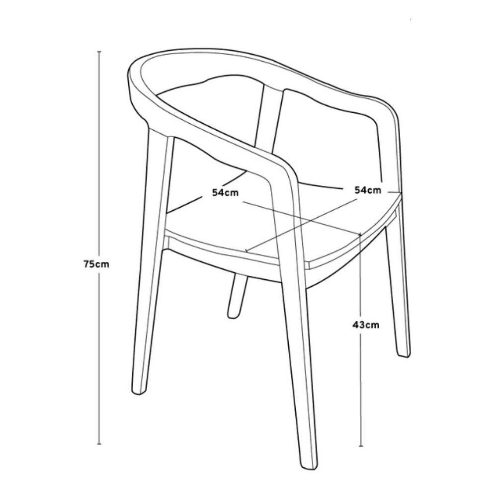 Silla madera comedor Nórdica curvo Bali - SILVINA C (5) Silla madera comedor Nórdica curvo Bali - SILVINA C (5)