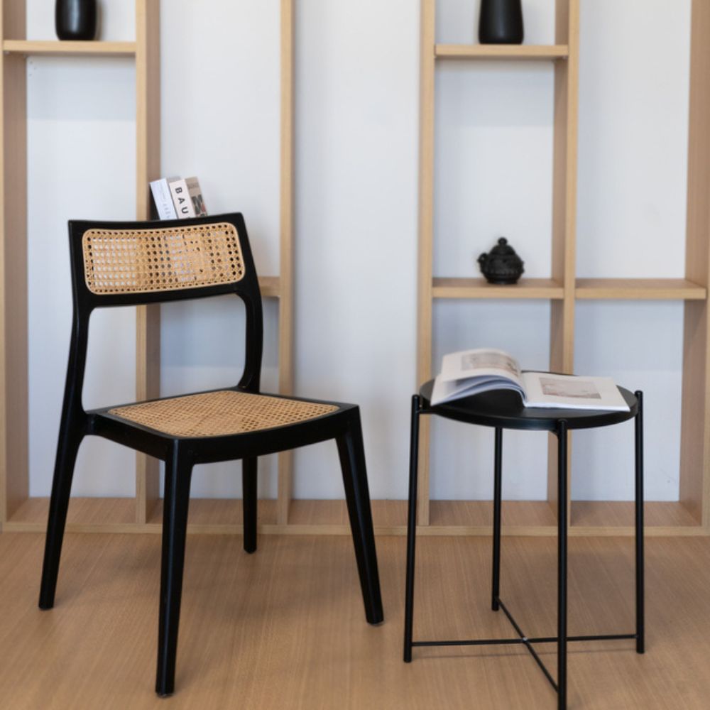 Silla comedor madera esterilla teka Lessa - SILVINA C (8) Silla comedor madera esterilla teka Lessa - SILVINA C (8)
