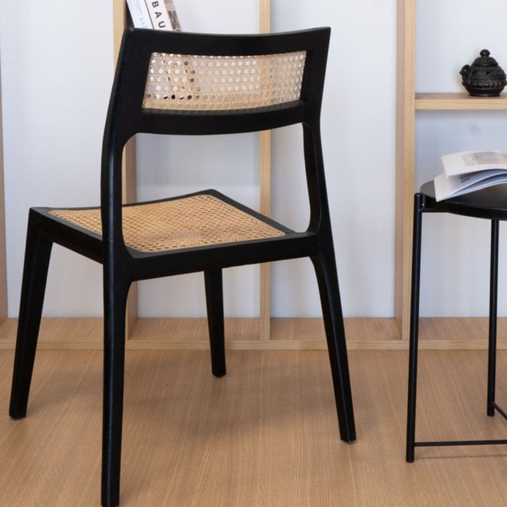 Silla comedor madera esterilla teka black Lessa - SILVINA C (8) (1) Silla comedor madera esterilla teka black Lessa - SILVINA C (8) (1)