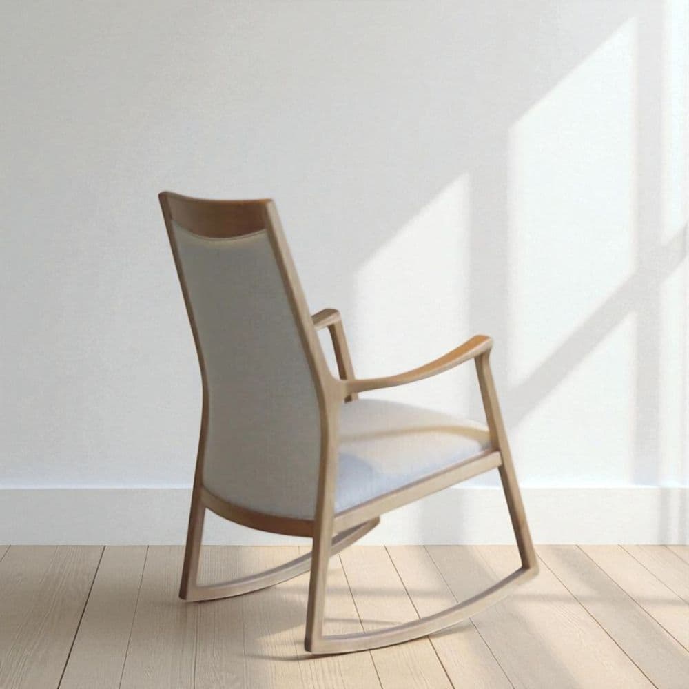 Sillón mecedora madera tapizado Essen - SILVINA C (2) Sillón mecedora madera tapizado Essen - SILVINA C (2)