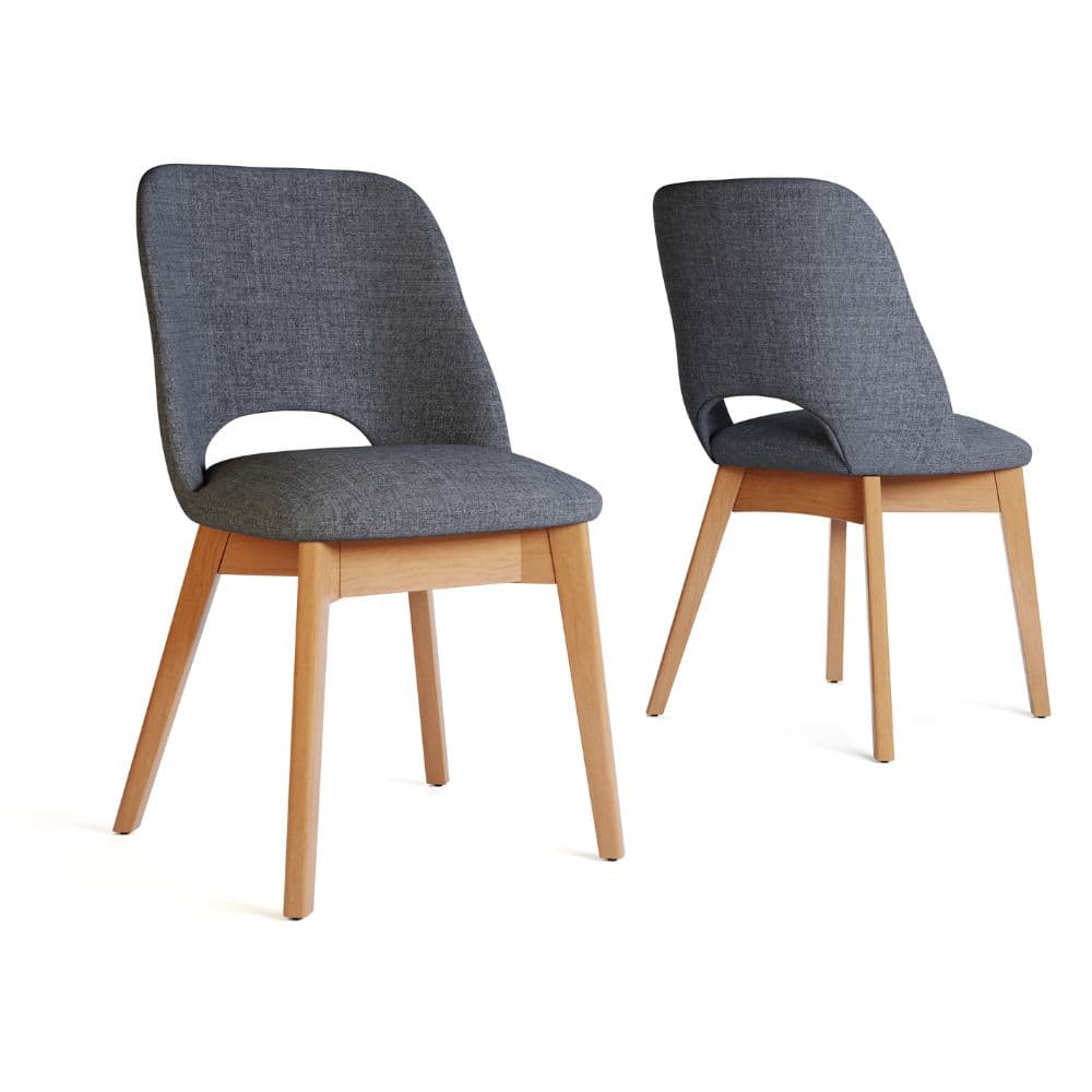 Silla comedor Nórdica tapizada Duna - SILVINA C 1 5 Silla comedor Nórdica tapizada Duna - SILVINA C 1 5