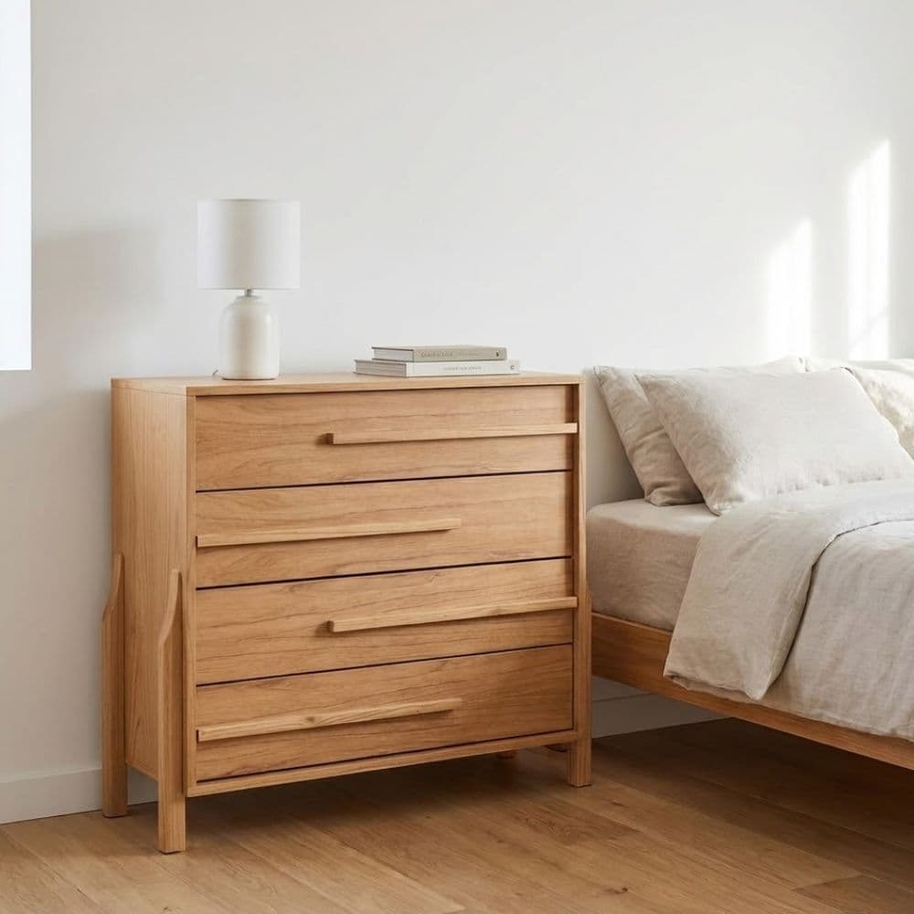 Cómoda mueble madera Paraíso Japandi - SILVINA C (2) Cómoda mueble madera Paraíso Japandi - SILVINA C (2)