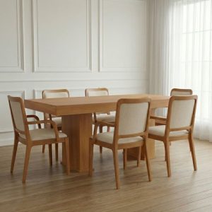 Mesa comedor madera diseño Guatambú Tron - SILVINA C (2)