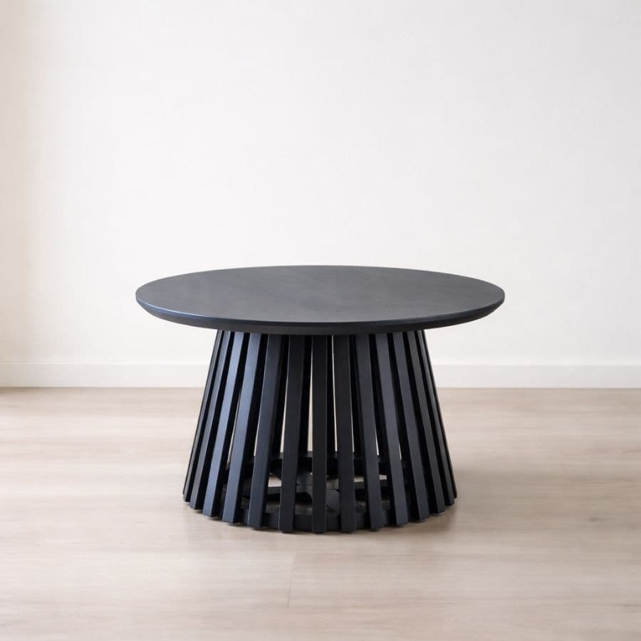 Mesa ratona living madera Mango varillada black Lira - SILVINA C (2) Mesa ratona living madera Mango varillada black Lira - SILVINA C (2)