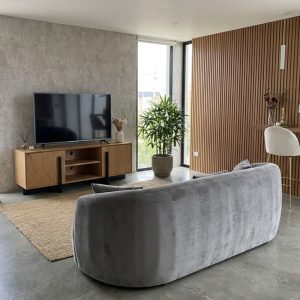 Rack tv living madera Paraíso Japandi - SILVINA C (2)