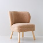 Sillón individual living Nórdico Bouclé Lowy